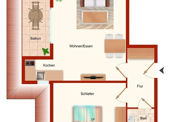 Wurmberg Ausblick Mit Balkon Браунлаге